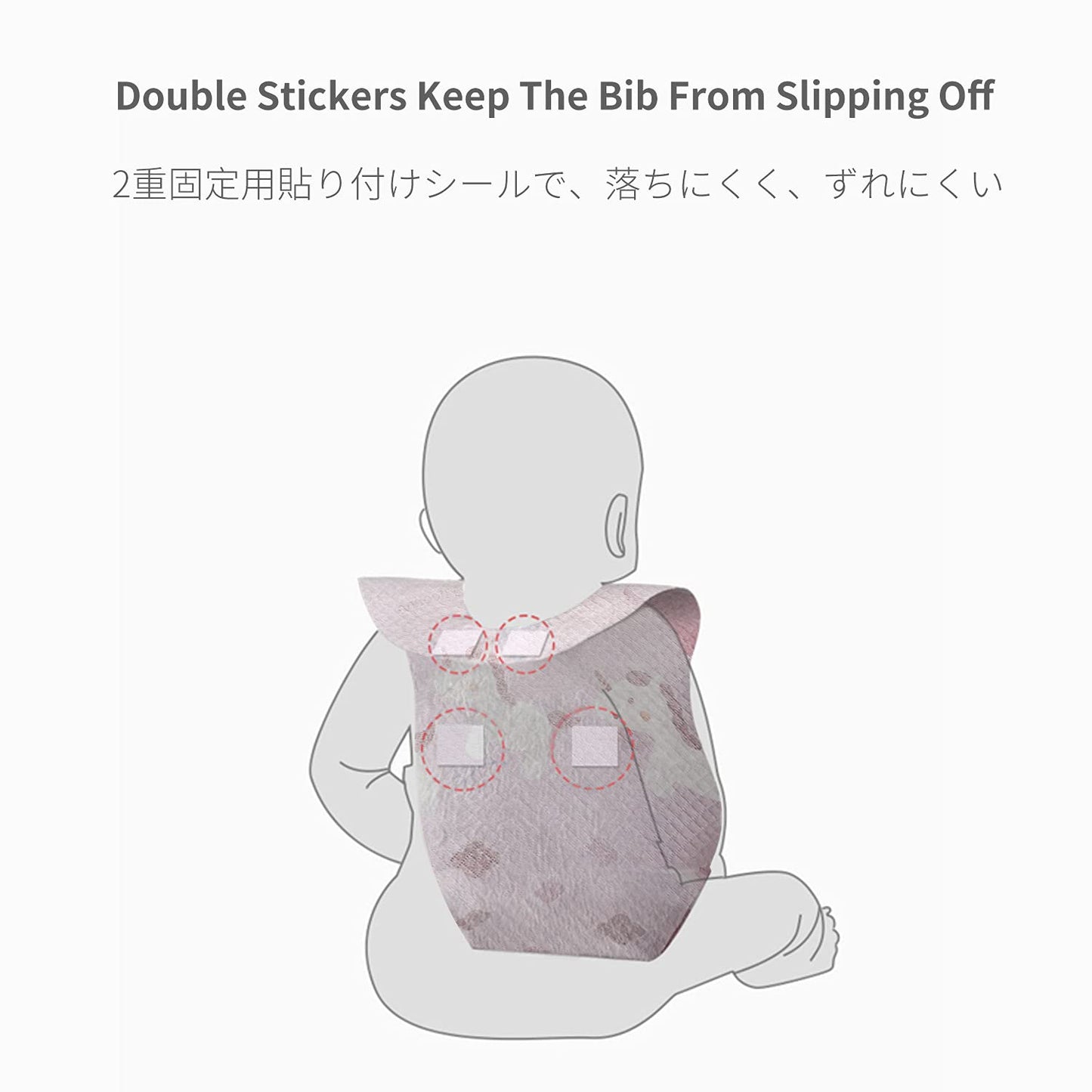 Poksun Baby And Infant Disposable Travel Bibs - Soft, Leakproof, For Toddlers Babies, Feeding, Traveling, (60Pcs) Unicorn