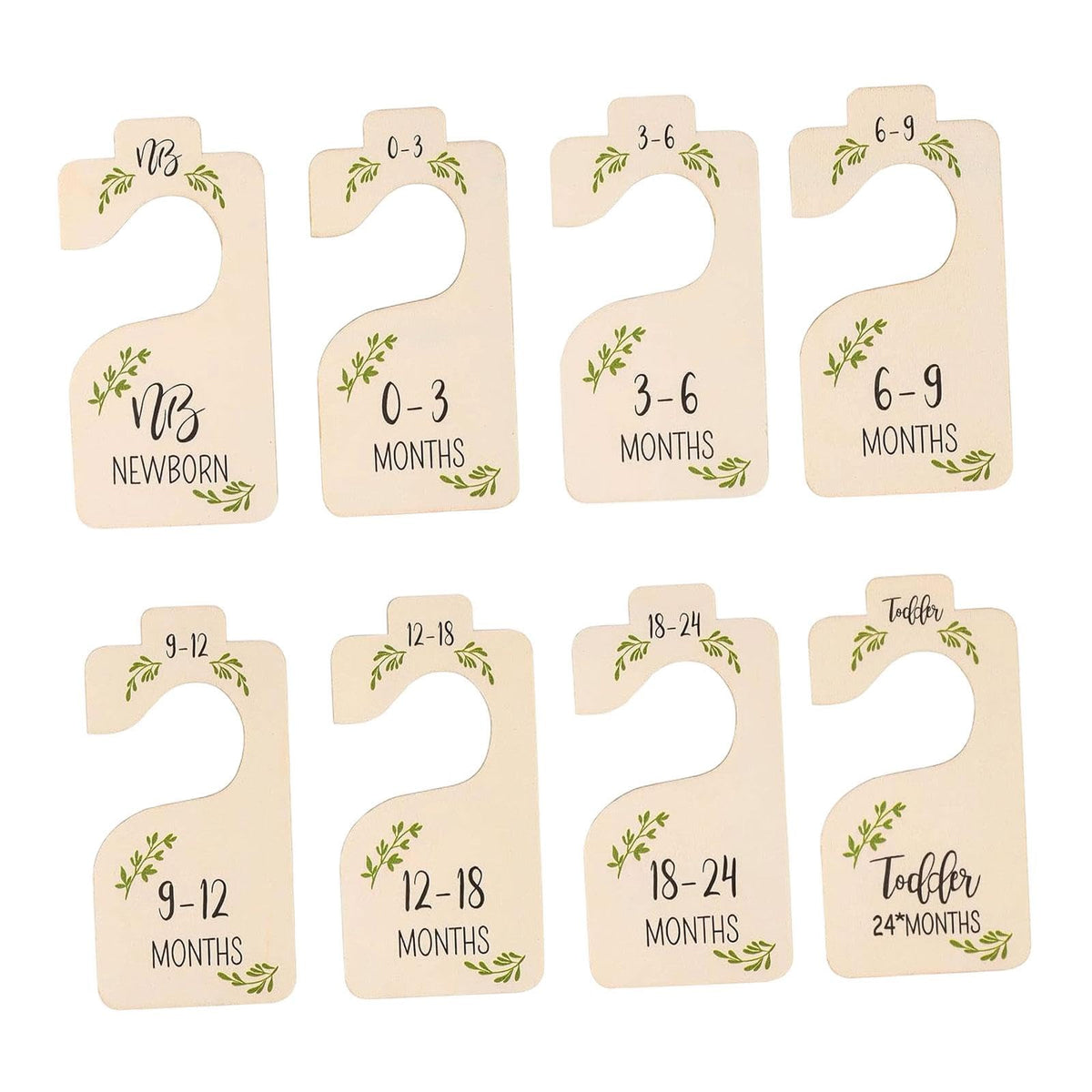FABLOFT 8 Pieces Baby Closet Dividers Daily Use for Boys Girls for Clothes Organizer