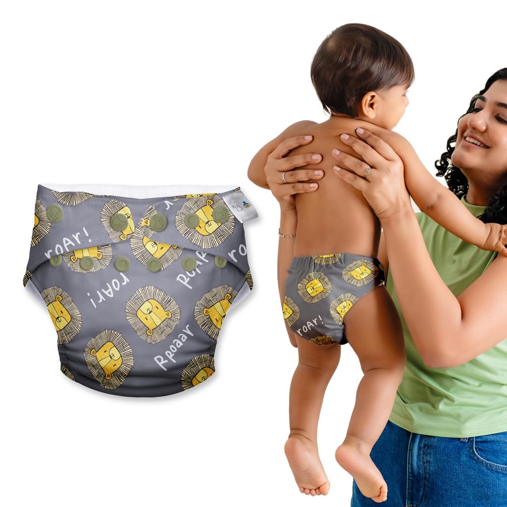 Superbottoms Freesize Uno Cloth Diapers For Babies 3M  3Y L With Dryfeel Magic Pad L Washable & Reusable Diaper L Absorbs 45 P
