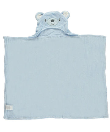Quiltex Baby Bath Wrap, Blue, One Size