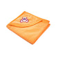 Aakriti Newborn Antipilling Hooded Baby Blanket Wrapper for Winter ||Blanket for Baby Boys and Baby Girls Pack of 1 (Orange)