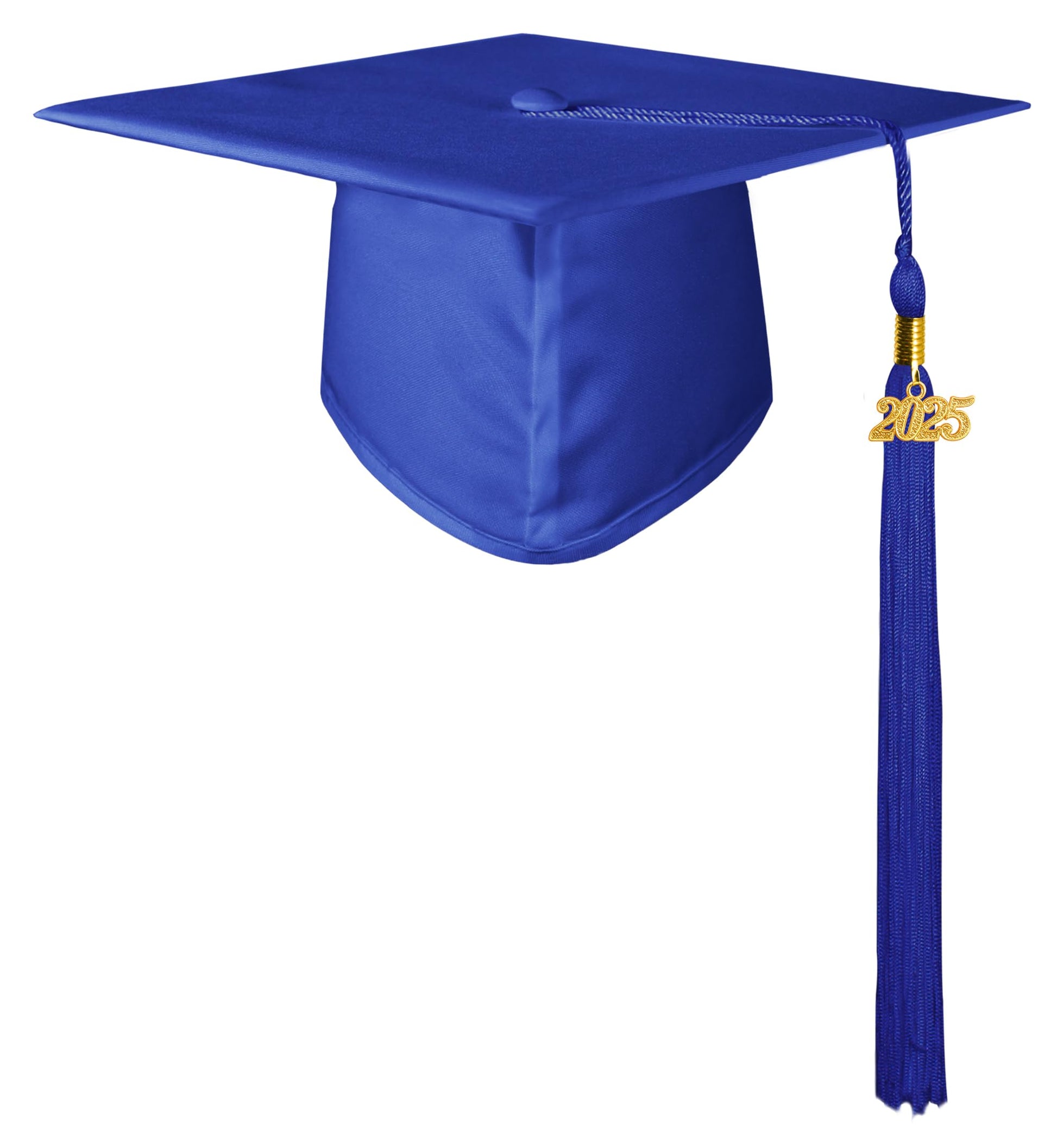 Graduationmall Matte Kindergarten & Preschool Graduation Cap For Kids With 2025 Tassel Royal