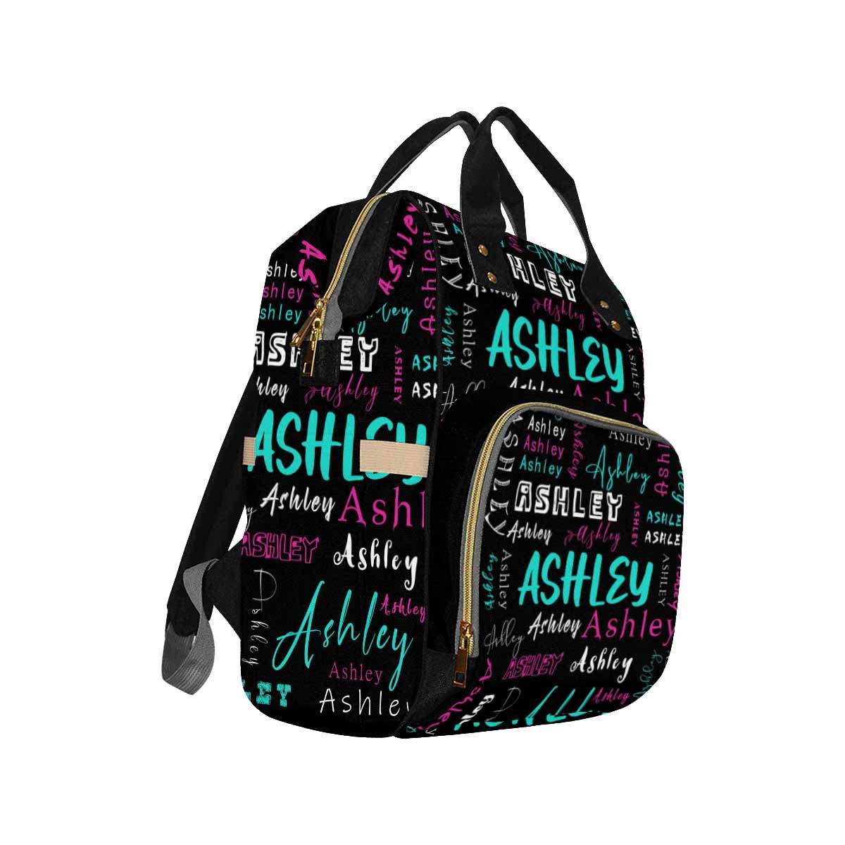 Personalized Name Bag, Custom Diaper Bag Gifts For Mom Fashion Multifunctional Daycare Bag Mummy Nursing Baby Bags Shoulder Bag