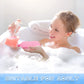 4 Pieces Baby Bath Sponge Cotton Baby Sponge Soft And Absorbent Sponge For Kids Babies Men Women (Red, Purple, Green, Blue)