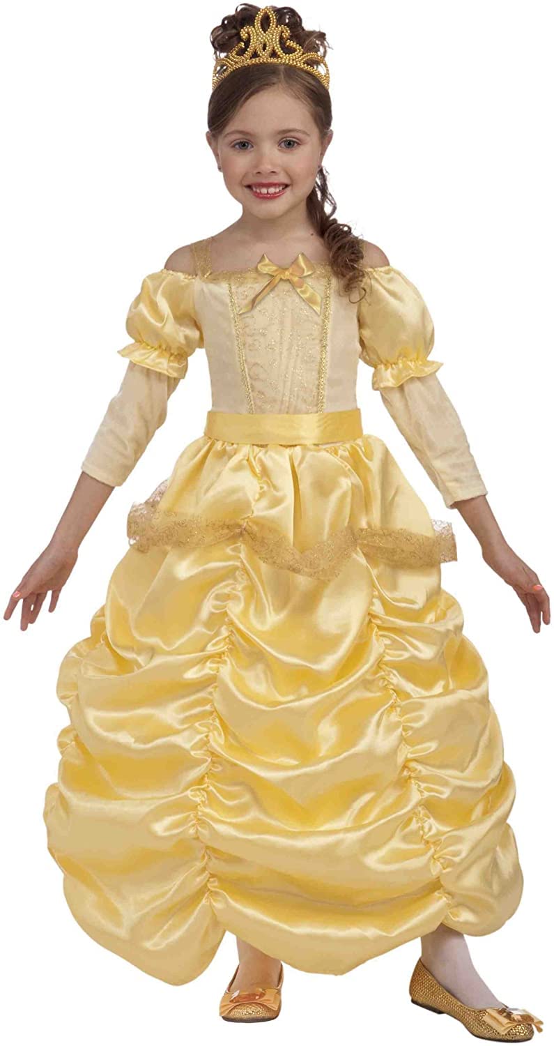 Forum Novelties Childs Beautiful Princess Costume, Gold, Large