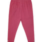 KiddoPanti Girls Solid Capri Legging with Stud, Burgundy, 34Y