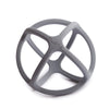 mushie Silicone Baby Teether Ball Toy (Dove Gray)