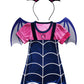 Gjdamfd Vampirina Costume Dress Up Clothes With Headband For Little Girls 6-7 Years