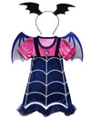 Gjdamfd Vampirina Costume Dress Up Clothes With Headband For Little Girls 3T