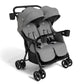 Joie Rosemary Side-By-Side Double Stroller - Lightweight, Compact, And Comfortable Side-By-Side Stroller For Twins Or Siblings