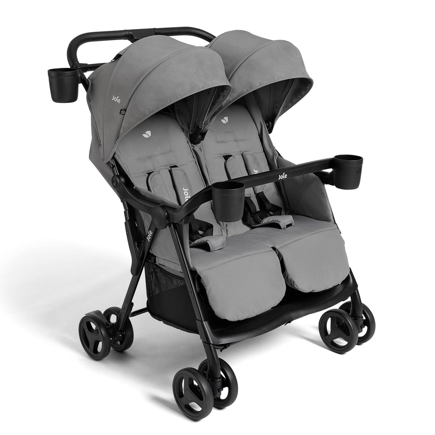 Joie Rosemary Side-By-Side Double Stroller - Lightweight, Compact, And Comfortable Side-By-Side Stroller For Twins Or Siblings