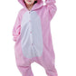 Canasour Pig Onesie Halloween Kids Cosplay Costume Girls Animal Unisex Outfuit Creature One Piece Hooded Farm Soft Pajamas Pink