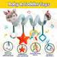 Baby Car Seat Toys Activity Stroller Toy for Boys Girls 0 3 6 9 10 12 Months, Spiral Hanging Plush Toys,Baby Shower Thank You Gi