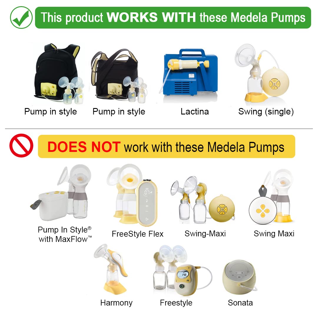 34 Mm 2Xone-Piece Extra Large Breastshields W/Valves And Membranes Compatible Wtih Medela Breast Pumps; Smaller Than Medela Pers