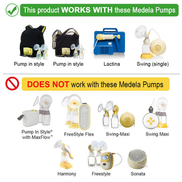 34 Mm 2Xone-Piece Extra Large Breastshields W/Valves And Membranes Compatible Wtih Medela Breast Pumps; Smaller Than Medela Pers