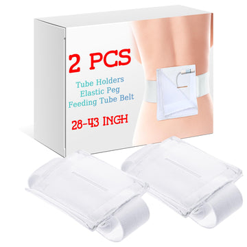 2 Pcs Tube Holders Elastic Peg Feeding Tube Belt For Men Women Adults Abdominal Covers Pads Accessories Adjustable And Washable,