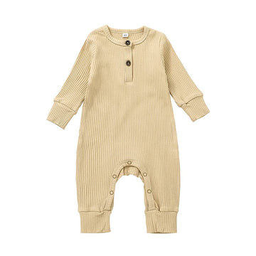 Iddolaka Newborn Baby Boy Girl Long Sleeve Romper Jumpsuit Bodysuit One Piece Coverall Outfit Fall Winter Clothes(F-Long Sleeve