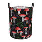 Pevtufa Red Mushrooms Foldable Laundry Basket Organizer,Fabric Clothes Toy Storage Basket Nursery Hamper Storage Bin For Househo