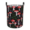 Pevtufa Red Mushrooms Foldable Laundry Basket Organizer,Fabric Clothes Toy Storage Basket Nursery Hamper Storage Bin For Househo