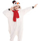 CuteOn Snowman Onesie for Girls Boys Animal Costume Halloween Christmas for Height 120cm