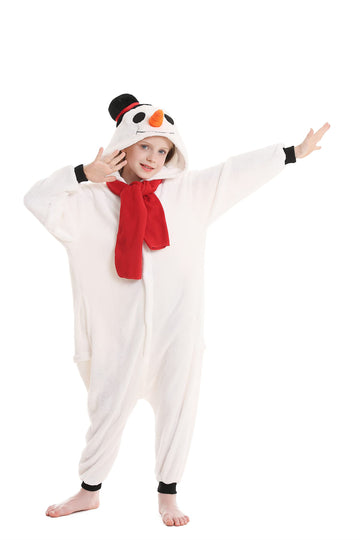 CuteOn Snowman Onesie for Girls Boys Animal Costume Halloween Christmas for Height 120cm