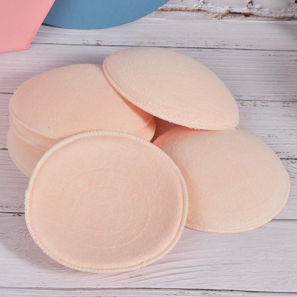 6Pcs Nursing Breast Pads, Reusable Nursing Pads Washable Soft Absorbent Nursing Pads For Every Day And Night Use For Breastfeedi