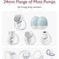 Momcozy Flange Insert 21Mm Compatible With 24Mm Flange/Shield Of Most Pumps, Insert For Breast Pump Replacement Accessories, 4Pc
