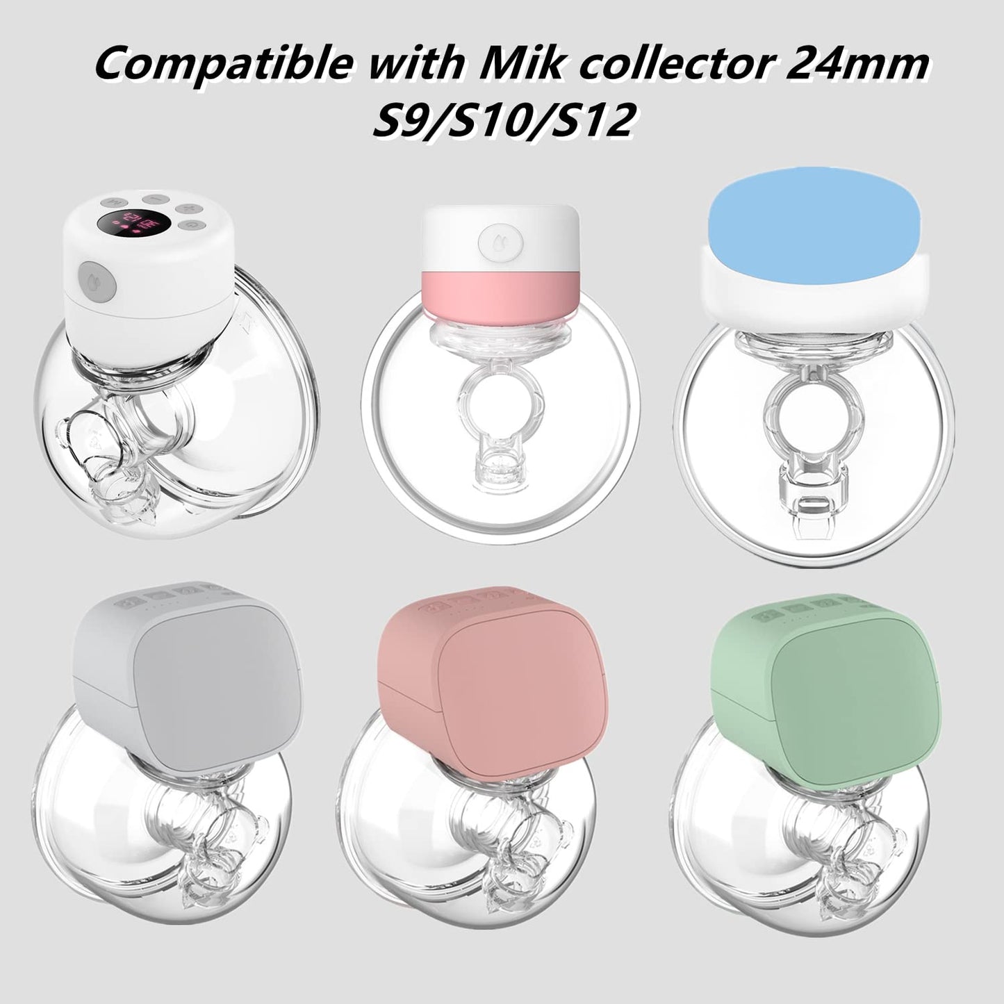 Flange Insert 13Mm Compatible With Medela/Spectra/Willow/Tsrete/Momcozy S9/S12/S9Pro/S12Pro Breastpump 24Mm Shields, Reduce 24Mm