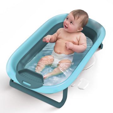 Staranddaisy Baby Bathtub For 0-5 Years/Foldable Bathtub For Kids With Space-Saving Design, Newborn Baby Folding Bath Tub For Bo