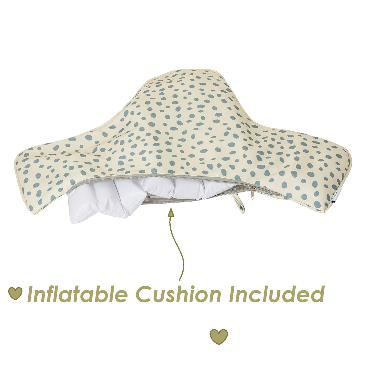 Dadouman Inflatable Supporting Cushion For Ikea High Chair, Baby High Chair Cushion With Colorful Printing, Inflatable Cushion I