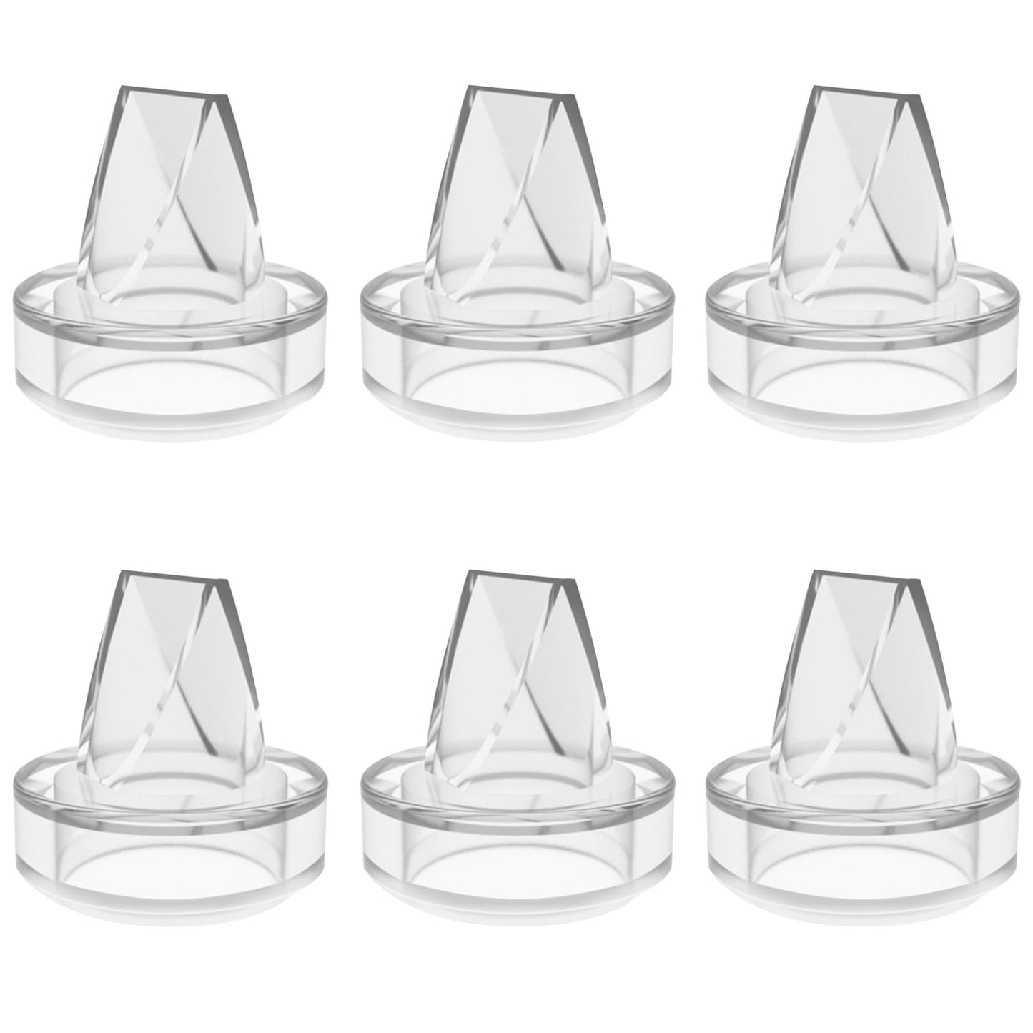 6 Pack Silicone Duckbill Valve Compatible With S9 / S12 / S9Pro / S12Pro Wearable Breast Pump, Electric Breast Pump Parts Access