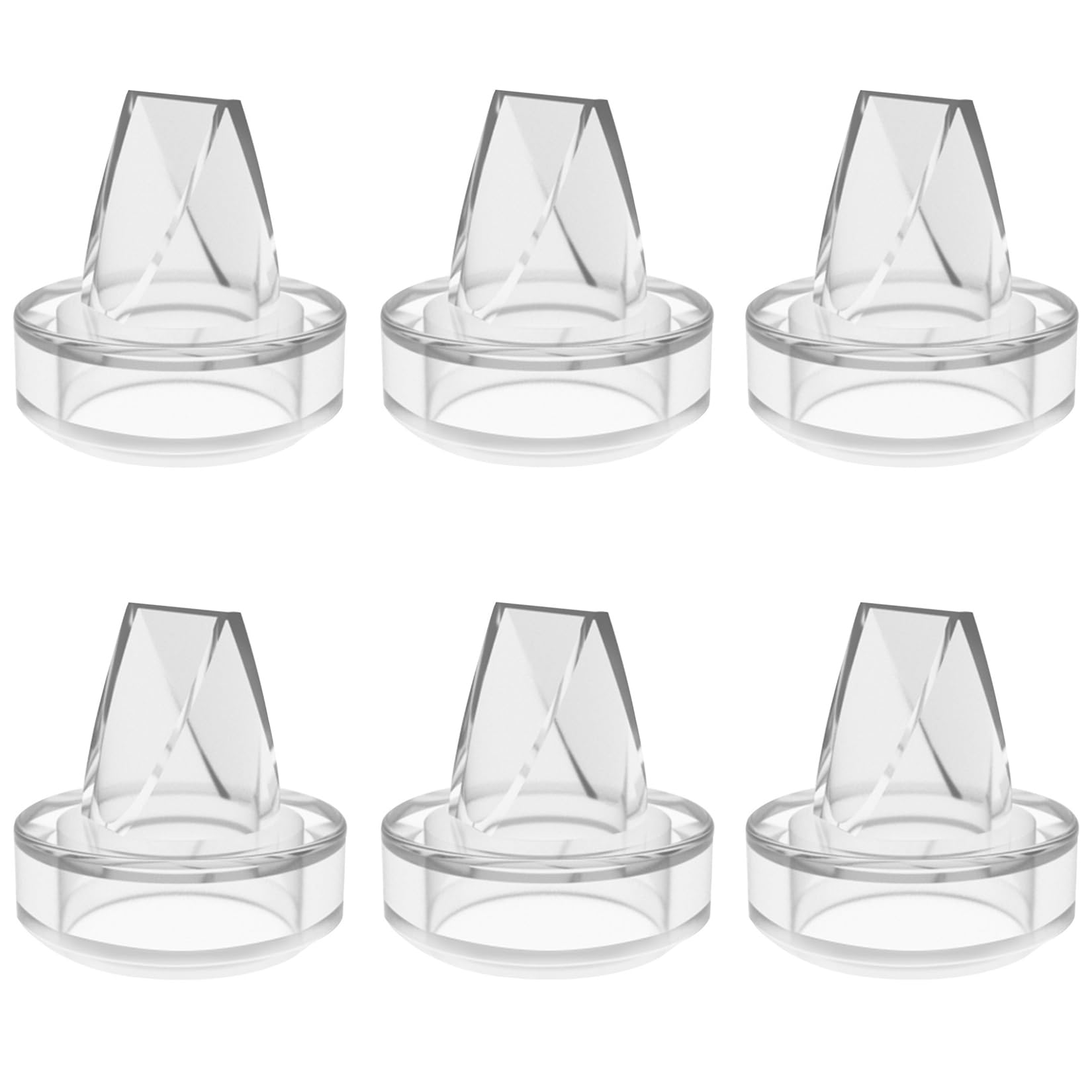 6 Pack Silicone Duckbill Valve Compatible With S9 / S12 / S9Pro / S12Pro Wearable Breast Pump, Electric Breast Pump Parts Access