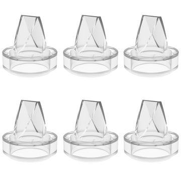 6 Pack Silicone Duckbill Valve Compatible With S9 / S12 / S9Pro / S12Pro Wearable Breast Pump, Electric Breast Pump Parts Access