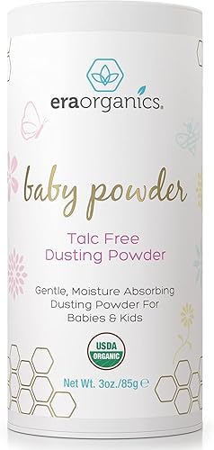 Usda Organic Baby Powder Talc-Free Dusting Powder - Soothing Organic Arrowroot, Calendula And Cornstarch Baby Powder For Newborn