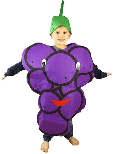 Petitebella Combined Novelty Children Costume (Grape, One Size)