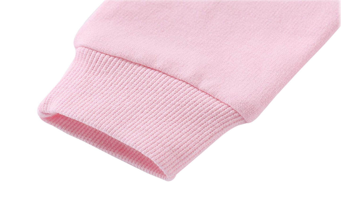 Ding-Dong Baby Toddler Kid Boy Girl Solid Casual Pocket Hoodie Sweatershirt Pullover(White,2T)