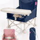 YEFAJUMP Portable Baby Chair, Baby Booster Seat with 2-Pack Seat Covers & Travel Bag for Camping & Baby Beach Chair | Toddler Fo