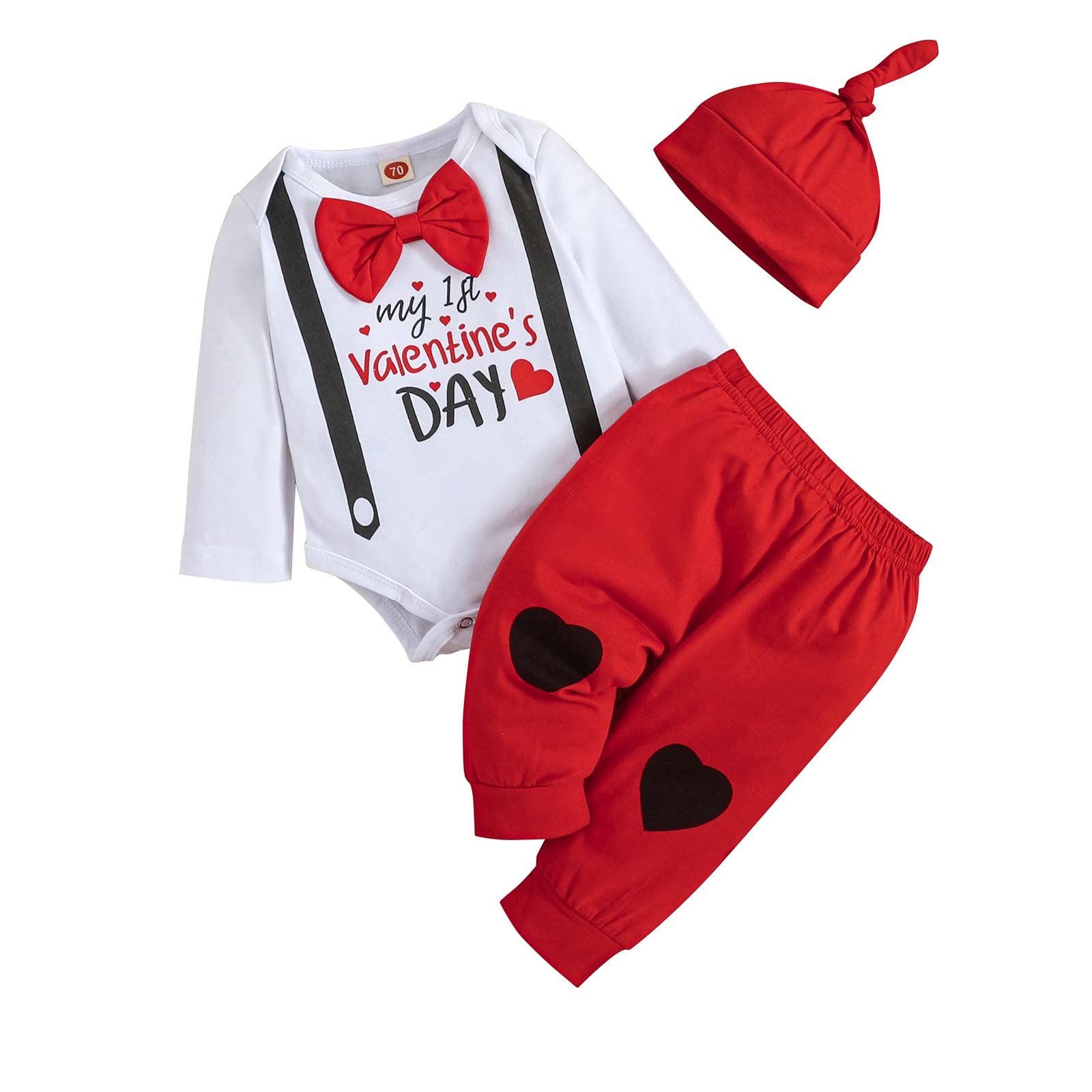 Odimame My 1St Valentines Baby Boy Outfits 12-18 Months Infant Romper – Cutebaby WBBAPB0BQC39QKF