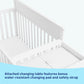 Graco Shiloh 5-In-1 Convertible Crib & Changer With Drawer (White) - Greenguard Gold Certified Baby Crib Crafted From Wood, Conv