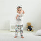 Kukitty 3Pcs Baby Girl Outfits Set I Woke Up This Cute Long Sleeve T-Shirt Tops Flowers Pants With Headband (12-18 Months)