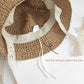 Little Girls Floppy Foldable Packable Wide Brim Summer Sun Hats Beach Straw Hat Baby Photography Straw Hats Khaki
