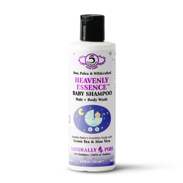 Morrocco Method Int'l Essence Baby Shampoo. All Natural Hair & Body Wash. No Parabens, GMO's or Sulfates. For infants, toddlers 