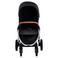 Hauck Uptown Deluxe Stroller - One-Handed Compact Folding, Fully Reclining, Adjustable Height, Cup Holder, Up To 55 Lbs. Max Wei