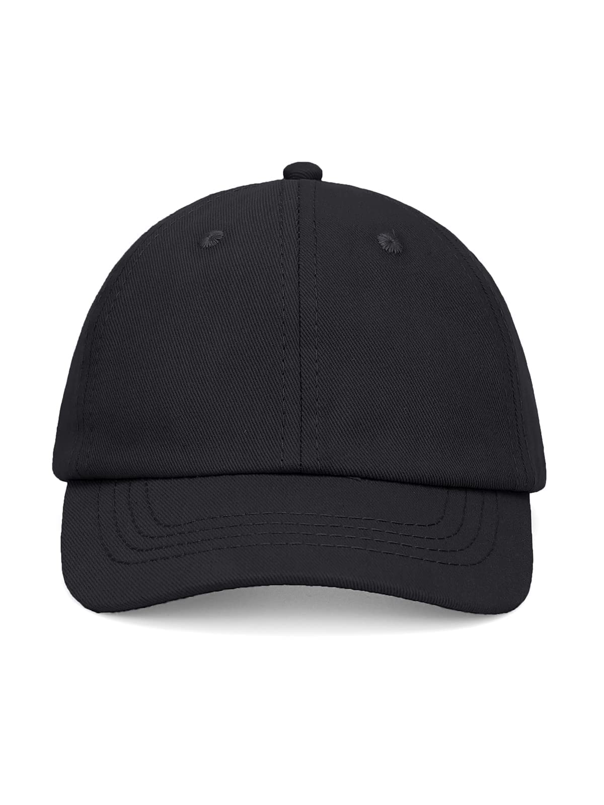 Century Star Toddler Baseball Hat Cotton Infant Baby Baseball Cap Adjustable Kids Toddler Hat For Boy Girls Baby Sun Hat Black 1