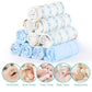 Yoofoss Muslin Baby Washcloths 100% Cotton Face Towels 10 Pack Wash Cloths For Baby 12X12In Soft And Absorbent Baby Wipes (Multi