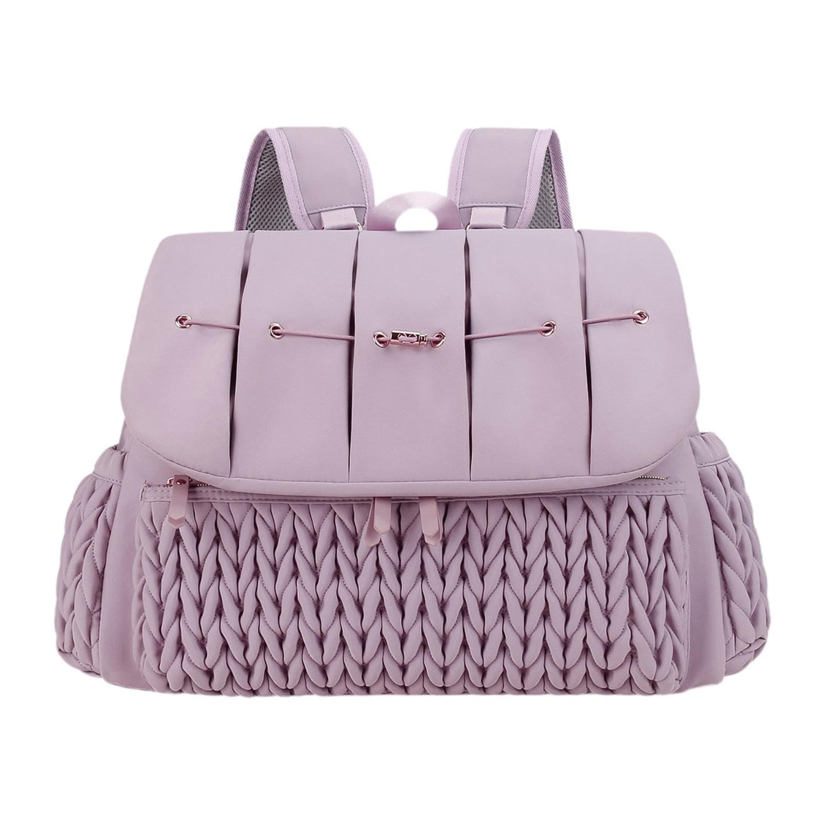 ATORSE Diaper Bag Backpack for Mom Dad Nappy Tote Bag for Keys Bottle Birthday Gift Purple