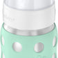 Lifefactory 8-Ounce Stainless-Steel Vacuum-Insulated Wide-Neck Baby Bottle With Hard Sippy, Mint (Ls2221Wmi4)