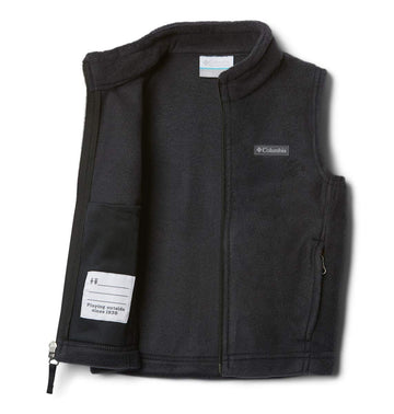 Columbia Baby Steens Mtn Fleece Vest, Black, 6/12