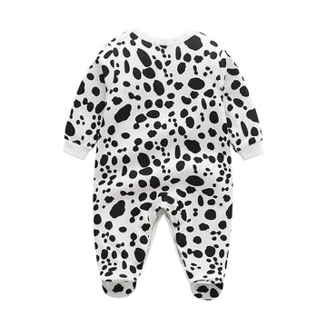 Baby Girls Spring Summer Romper One Piece Bodysuit Rash Guard Sets Puffer For 6-9 Month Baby White Cow