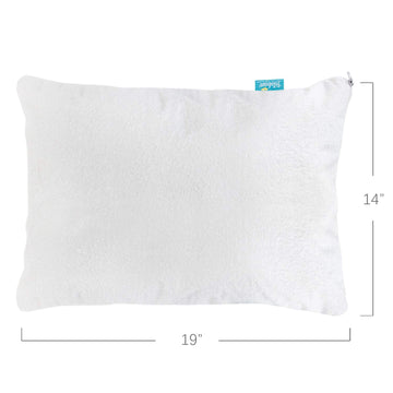 Toddler Pillowcase Protector 2 Pack, Waterproof Pillowcase Cover, Viscose Made From Bamboo Travel Pillow Case Cover With Zipper,